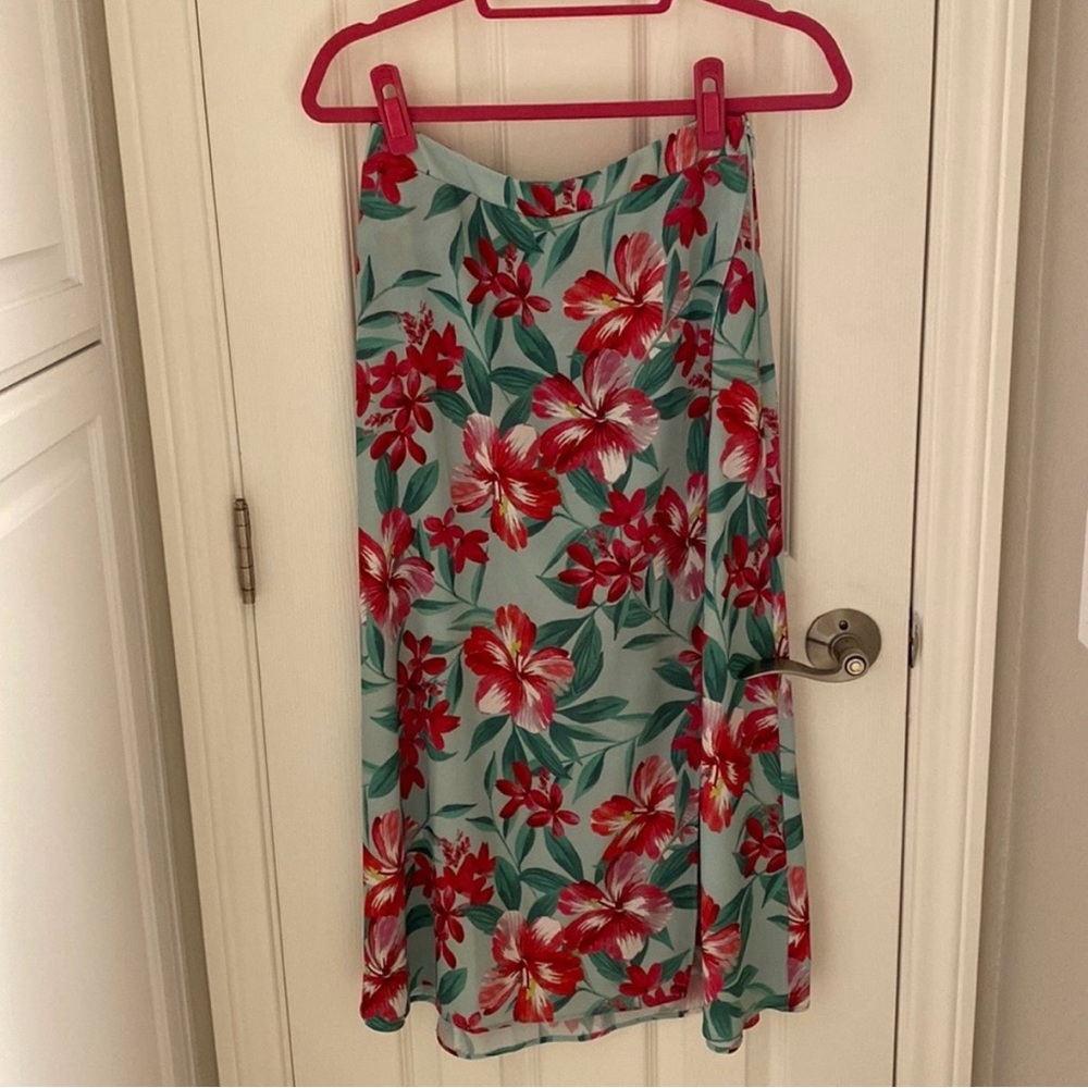 Show Me Your MuMu Floral Midi Skirt
